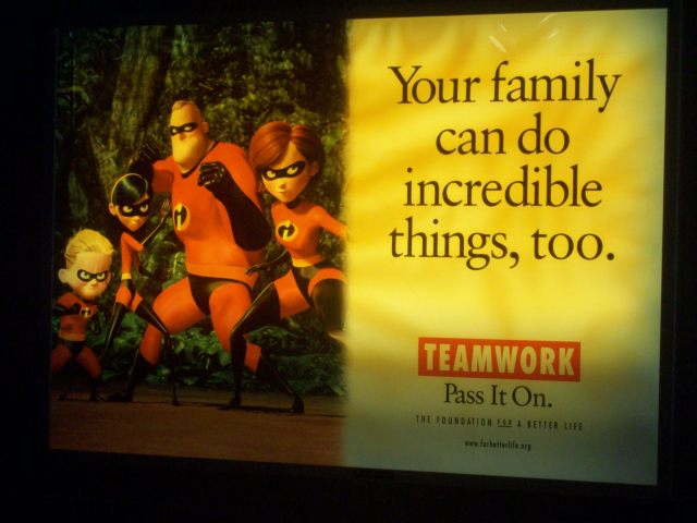 Incredibles sign